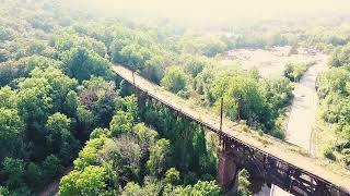 Abandoned Downingtown PA Trestle Bridge Brandywine Valley Viaduct [upl. by Nevaj]