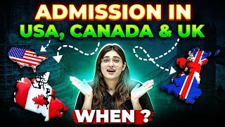 When Admission Take Place in USA UK and Canada PW Unigo [upl. by Udella669]