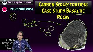 Carbon Sequestration Case Study of Basaltic Rocks  Geography Optional UPSC IAS [upl. by Galen]