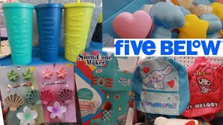 FIVE BELOW  NEW FINDS BROWSE WITH ME [upl. by Lezley]