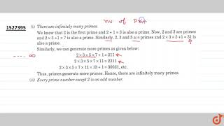 i There are infinitely many primes [upl. by Essenaj273]