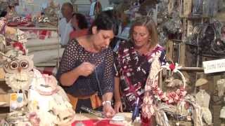 Video Tutorial ‎creattivachannel‬ rosa con nastro con Patrizia Campanaro [upl. by Rapsac]