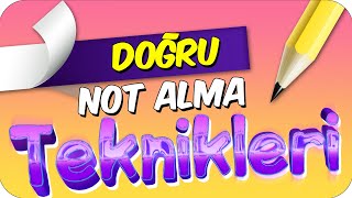 En Verimli Not Tutma Yöntemleri ✨ Akılda Kalıcı Not Çıkarmak ✍ [upl. by Akissej]