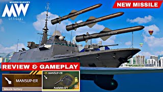 MANSURER  new event gacha missile🔥 review amp gameplay  Modern Warships [upl. by Ardnoel656]