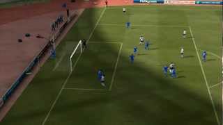 Itália x Alemanha  Eurocopa 2012  Gameplay [upl. by Anawak]