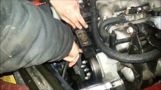 serpentine belt install 31 34 v6 [upl. by Ardnuat]