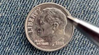 2008 P ROOSEVELT DIME 391000000 PRODUCED [upl. by Uolyram387]