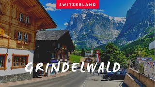 Grindelwald  Paradise in Switzerland🇨🇭 the most beautiful village in the World 🏔 Walk Tour 🇨🇭 [upl. by Nyrb]