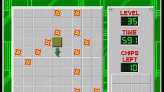 Chips Challenge 1 level 35 solution  576 seconds [upl. by Boccaj180]