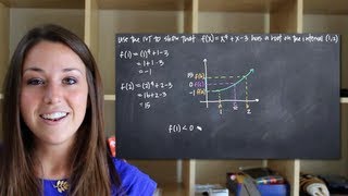 Intermediate value theorem to prove a root in an interval KristaKingMath [upl. by Monte]