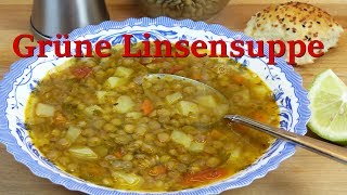 Leichte Linsensuppe  Veganer Linseneintopf Rezept  Gesunder Onepot Vorspeise  Linsengericht [upl. by Nythsa]