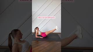 QUICK INTENSE ABS WORKOUT workout [upl. by Enayr363]