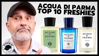 Top 10 ACQUA DI PARMA Fresh Fragrances  Favorite Acqua Di Parma Fresh Scents Ranked [upl. by Sanfred]