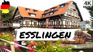 🇩🇪 ESSLINGEN AM NECKAR  GERMANY  4K  A walking tour [upl. by Englebert]