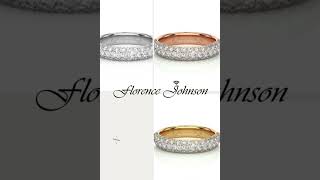 Three Row Moissanite Mens Wedding Band jewelry weddingbands diamondweddingband goldjewellery [upl. by Hendrik]