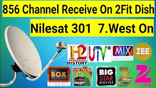 How to Set 7W Nilesat 301 Satellite On Aaj Ka Result in 2Fit Dish setting Signal Check [upl. by Hessney]