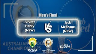 2024 Australian Indoor Championships  Mens Final  Henry v McShane [upl. by Tobie117]