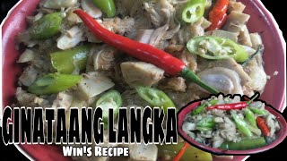 Ginataang Langka with Sardines and Chicharon  Wins Recipe [upl. by Winston]