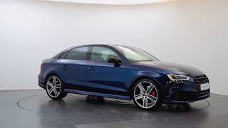 RV68UCG Audi S3 Saloon Black Edition 20 TFSI quattro 310 PS S tronic [upl. by Ahsaeit972]