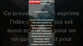 Un roi sans justice est une rivière sans eau Proverbe Arabe shorts [upl. by Cirillo]