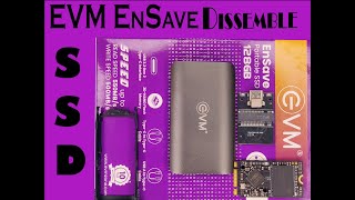 EVM EnSave Portable External SSD Dissemble [upl. by Wie]