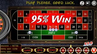 💢 95 Winning Strategy to Online Casinos Roulette  Roulette Strategy to Win [upl. by Deck]