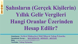 YILLIK GELİR VERGİSİ NASIL HESAPLANIR HANGİ ORAN UYGULANIR [upl. by Jecho]