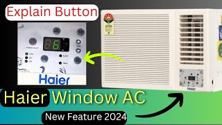 Haier Window AC Buttons Control Operation  Haier AC Remote Working  Haier Air Conditioner  TC [upl. by Baram]