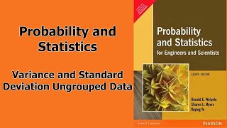 Variance and Standard Deviation Ungrouped Data  Probability and Statistics  Lecture 002 [upl. by Friedrich]