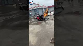 High Cost Performance Crawler Mini Tractor Tiller With Excavator [upl. by Meerak]