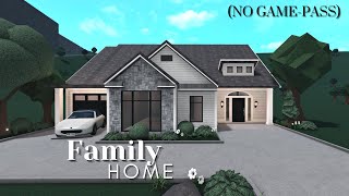 Bloxburg Easy Family Home  House Build Roblox [upl. by Garda983]