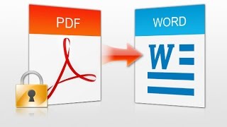 How To Convert PDF to Word Document [upl. by Ainnos]