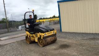 2007 BOMAG BW120 AD4 DOUBLE DRUM RIDE ON VIBRATING ROLLER [upl. by Muhammad]