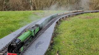 Enjoyable running Southern steam at Ruddington 28 Jan 24 [upl. by Elleon]