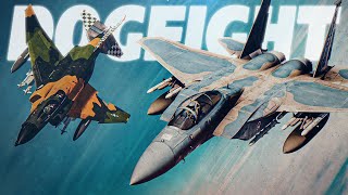 F4 Phantom Vs F15 Eagle DOGFIGHT  Digital Combat Simulator  DCS [upl. by Nerred175]