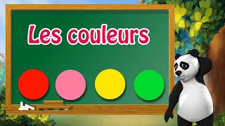 Apprendre les couleurs en français  Maternelle [upl. by Ahsatak466]