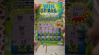 Lottery winner win all prizes on Illinois scratch off tickets scratchers fun scratchofftickets [upl. by Auroora]