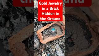 Gold jewelry in a brick hidden in the ground GoldminesTelefilmstreasurehunting [upl. by Willtrude787]