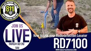 How to Locate Utilities using the RD7100 by Radiodetection [upl. by Kilah]