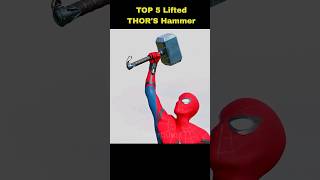 Thor hammer lifted superhero list marvel marvelhindi [upl. by Leemaj]