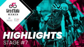 Giro dItalia Women 2024  Stage 7 Highlights [upl. by Enicnarf]