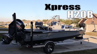 Xpress H20B Bay Boat 2022 REVIEW [upl. by Lusa]