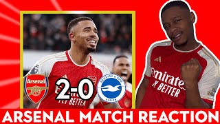 We should have scored more  Havertz scores again  Arsenal 20 Brighton Reaction [upl. by Leruj]