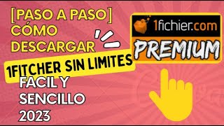 PASO A PASO 💥Cómo DESCARGAR de 1fichier ✅ fácil y sencillo✅ METODO DEFINITIVO2023 [upl. by Dleifyar865]