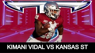 Kimani Vidal vs Kansas State  2024 NFL Draft Film [upl. by Krause]