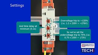 LXCVR Single Phase Voltage Monitoring Relay  Under and Over Voltage Trip Demonstration [upl. by Hotchkiss299]