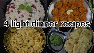 4 light and easy dinner recipes  quick and easy dinner recipes [upl. by Rovaert736]