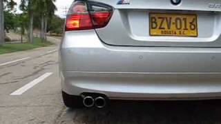 BMW 325i E90 07 Stock Exhaust [upl. by Pazit]