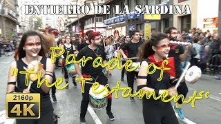 Parade of quotThe Testament of the Sardinequot in Murcia 2018  Spain 4K Travel Channel [upl. by Bates]