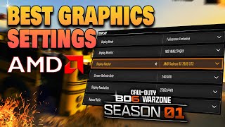 Best AMD Radeon Graphic Settings For Warzone Season 1 Black Ops 6 MAX FPS amp Visibility [upl. by Elizabet]